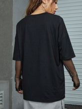 Skeleton Print Loose Fit T-Shirt